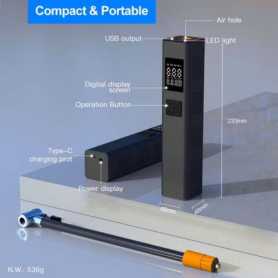Воздушный насос для автомобильных шин, новый дизайн, умный насос для накачивания шин