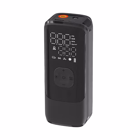 Перезаряжаемый цифровой портативный умный электрический воздушный надувной насос для накачивания шин
